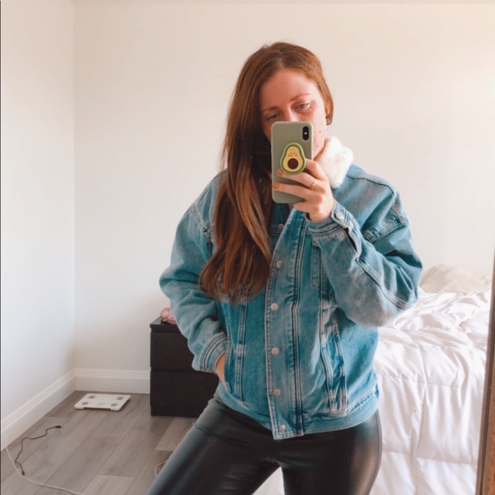 Faux Fur Lined Jean Jacket from American Eagle